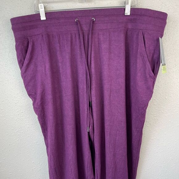 NWT Purple Sweatpants Size 3X - Picture 2 of 7